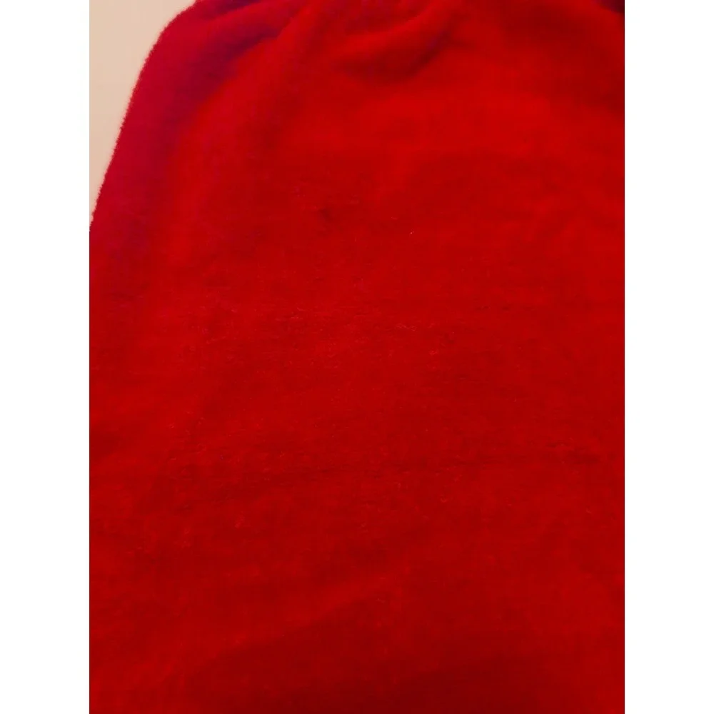 Vintage Royal Terry Waist‎ Apron And 2 Tea Towels Christmas Joy Red MCM Retro